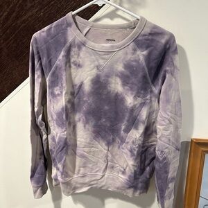 Purple Tie-Dye Women's Crewneck